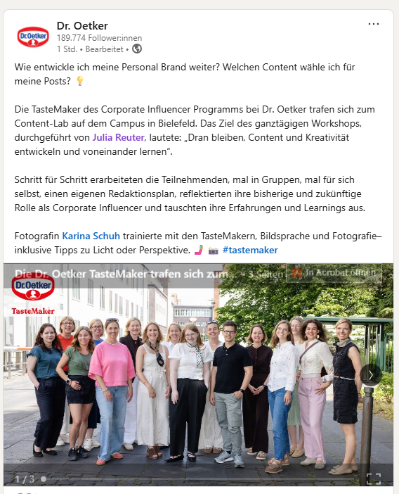 Corporate Influencer Training
